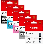 Картридж струйный Canon PGI-72 PBK/GY/PM/PC/CO Multi Pack (510 стр. 5 шт по 14 мл) для Canon PIXMA PRO-10, PRO-10S, фото7