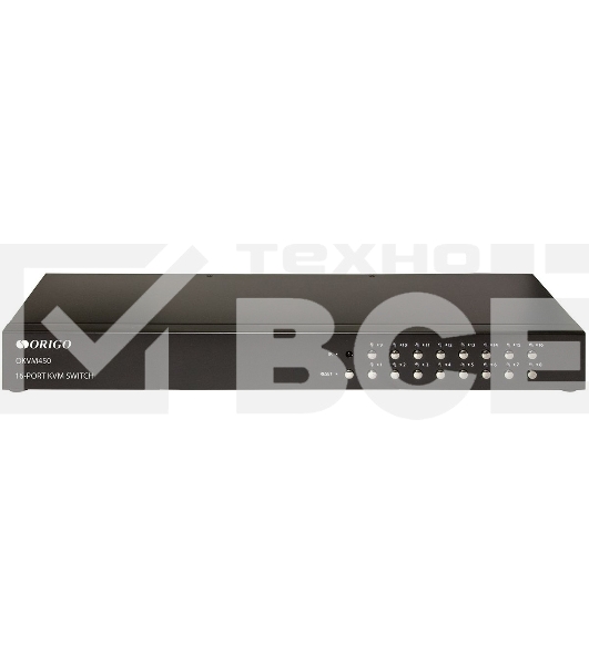 Переключатель KVM 16-портовый ORIGO OKVM450/A1A с портами VGA и USB