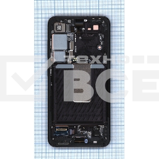 Дисплей для Samsung Galaxy S23 5G 2023 SM-S911B в сборе с тачскрином ServicePack черный GH82-30480A