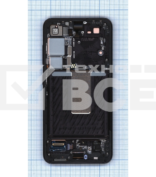 Дисплей для Samsung Galaxy S23 5G 2023 SM-S911B в сборе с тачскрином ServicePack черный GH82-30480A