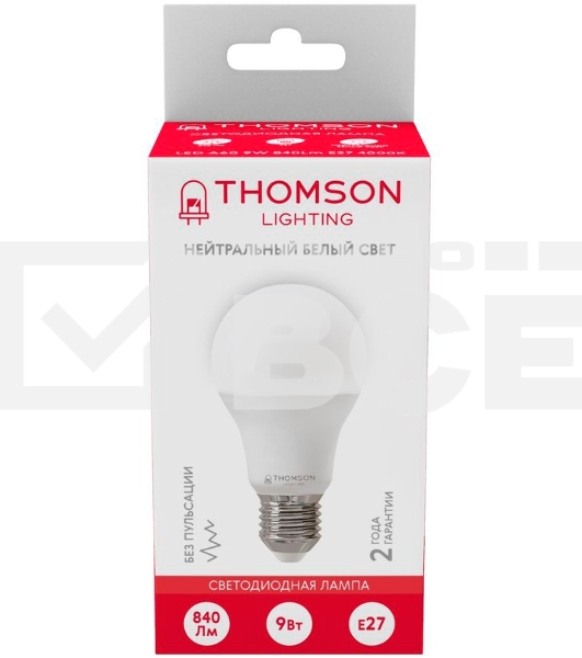 Лампа светодиодная Hiper THOMSON LED CANDLE 10W 830Lm E27 4000K TH-B2024