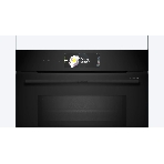 Встраиваемый духовой шкаф Bosch CMG978NB1 Accent line с микроволновой печью и 22 типами нагрева, 45.5x59.5x54.8 см, 45л, дисплей,инвертор,SoftClose и SoftOpen, Bosch Assist, черный. Телескопические направляющие 1 уровень,пиролитическая очистка,многоточечный термощуп PerfectRoast, фото10