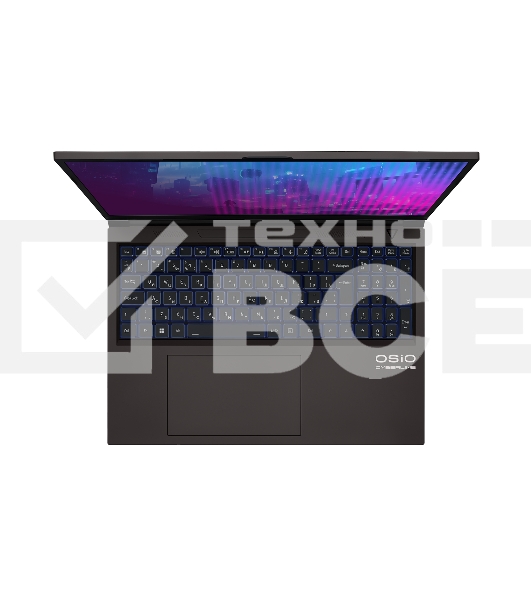 Ноутбук Osio CyberLine C160i-002 коричневый Core i5 12600H 16Gb SSD512Gb NVIDIA GeForce RTX4050 6Gb 16