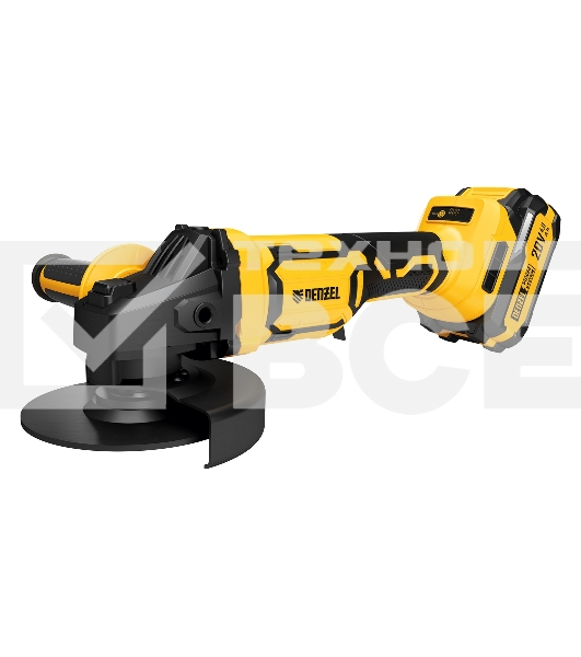 Машина шлифовальная угловая аккумуляторная бесщет. AGH-BL-20-125, Li-Ion, 20 В Denzel