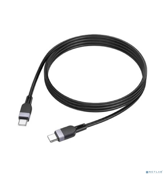 Кабель USB HOCO X109 Type-C/ 2m/ 3A/ Силикон/ Black