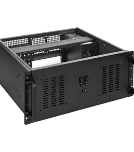 Серверный корпус ExeGate Pro 4U350-02 RM 19', высота 4U, глубина 350, БП 700RADS, 2хUSB