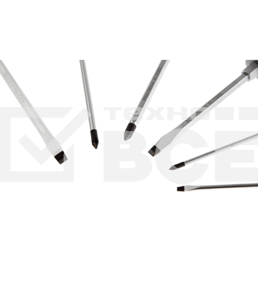 Набор отверток Gross 12164 6 шт, S2, трехкомпонентная рукоятка