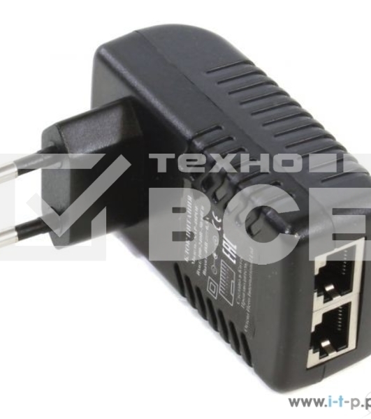 Блок питания для видеокамер ORIENT SAP-48POE вход: ~110-240 В, 50/60Гц; выход: 48 В, 500 мА