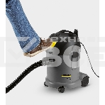 Пылесос Karcher T 14/1 Classic 1600 Вт серый/желтый, 240/1600 Вт, уборка сухая/влажная, пылесборник мешок 14 л, фото3