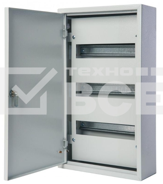 Корпус металлический навесной 520х300х120 36мод. IP31 ЩРН-36 DEKraft 30204DEK