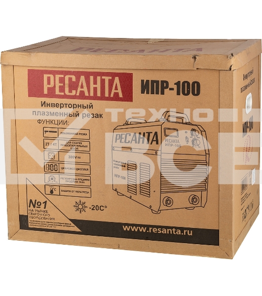 Резак плазменный Ресанта ИПР-100 инвертор CUT