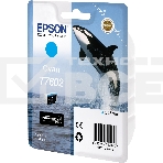 Картридж струйный EPSON C13T76024010 голубой (26 мл) для SC-P600, фото3