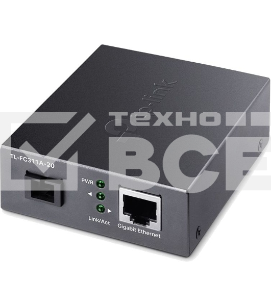 Медиаконвертер TP-Link TL-FC311A-20 гигабитный WDM 100/1000 Мбит/с SMB