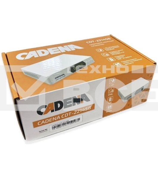 Приемник цифровой эфирный Cadena CDT-2214SB