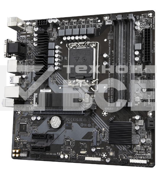Материнская плата Gigabyte B760M DS3H DDR4, LGA 1700, Intel B760, 4xDDR4, 4xSATA, 2xM.2, 1xPCIe 4.0 x16, 2xPCIe x1, 1xHDMI, 1xDP, 1xVGA, 1x 2.5Gb LAN, 3xUSB-A 3.2 Gen 1, 1xUSB-C 3.2 Gen 2, 2xUSB-A 2.0, 3x3.5 мм, 7.1, mATX
