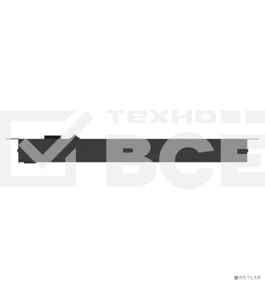 Блок розеток горизонтальный ExeGate ServerPro PDU-19H605 Al-6S-C14-SW-O, 19