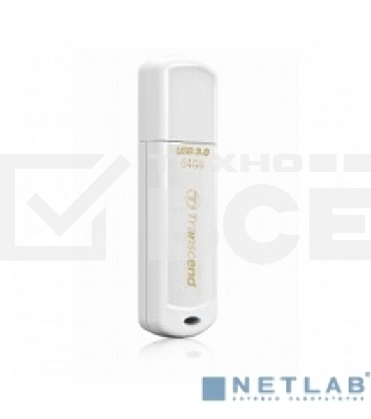 Флешка USB Transcend JetFlash 730 (TS64GJF730), 64Gb, USB 3.0, R/W 80/25, белый