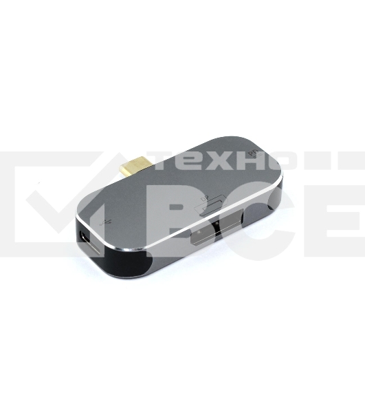 Адаптер Type C на Display Port + Type C + PD