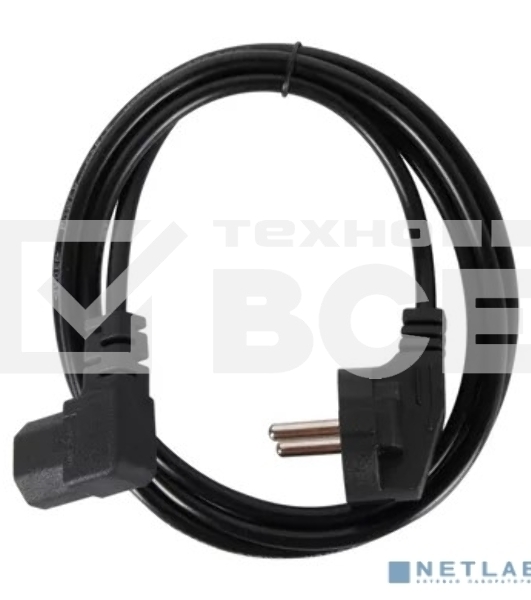 Кабель комп - розетка 220V EU (угол-угол), 1.8m, iOpen ACE021R-1.8M