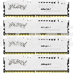Оперативная память Kingston Fury Beast, DDR5, 64GB (4x16 GB), 6000 MHz, CL40, радиатор, белый, фото3