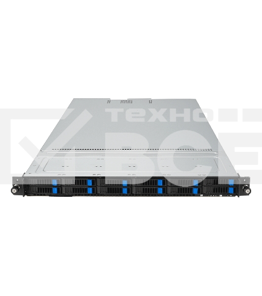 Серверная платформа/ ASUS RS500A-E12-RS12U, 1U 2 1slot GPU, 1xSP5 (LGA6096) EPYC 9004 (400W), 24 DIMM DDR5, 12 x SATA/SAS/NVME, 2 x M.2, Up to 3 PCIe Gen5 slots + 1 OCP3.0, 2 x  1GbE LANUp to 2 single-slot GPU cards, 1+1 1600W