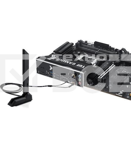 Материнская плата ASUS TUF GAMING B650-E WIFI, AM5, AMD B650, 4xDDR5, 4xSATA, 3xM.2, 1xPCIe 4.0 x16, 1xPCIe 4.0 x16, 1xPCIe x1, 1xDP, 1xHDMI, 1x2.5Gb LAN, Wi-Fi 6E, Bluetooth 5.3, 2xUSB-C (1x10Gbps, 1x20Gbps), 3xUSB-A 5Gbps, 2xUSB-A 10Gbps, 3xUSB-A 2.0, 5