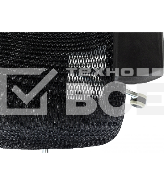 Кресло руководителя Бюрократ MC-912-H черный, сетка с подголов. крестов. металл хром