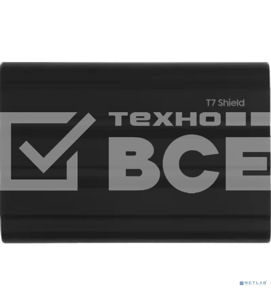 Внешний SSD Samsung T7 Shield, 1TB, USB 3.2 Gen 2 Type-C, R/W 1050/1000, черный