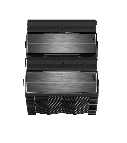 Кулер для процессора SAMA A60B (265W, 4-pin PWM, 156.5mm, 6x6mm, 2x120мм, 78CFM, 29dBA, 2200RPM, S: 1851/1700/1200/115X, AM5/AM4, черный)