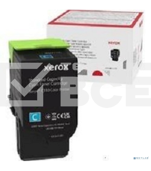 Картридж лазерный Xerox C310 голубой 2K (006R04361)