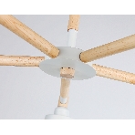 Светильник Ambrella light TR82208/5 WH/LW белый/светлое дерево E27/5 max 40W D780*430, фото8