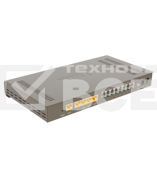 Интернет-телефония D-Link DVG-5008SG/A1A Голосовой шлюз с 8 FXS-портами, 1 WAN-портом 10/100/1000Base-T и 4 LAN-портами 10/1000Base-T