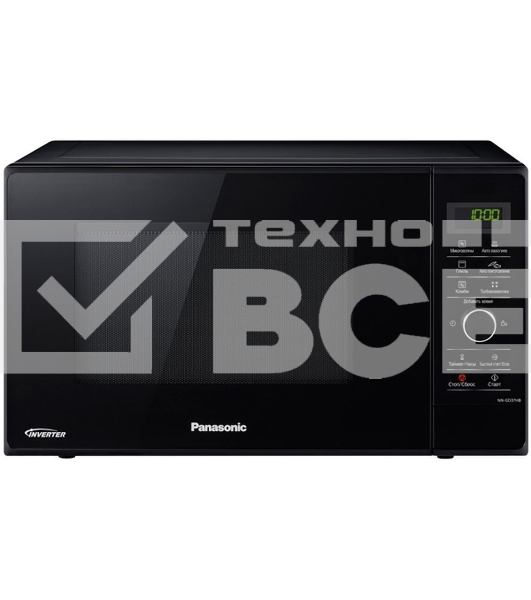Микроволновая печь Panasonic NN-GD37HBZPE черный 23л 1000Вт поворотный механизм, сенсор