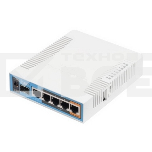 Сетевое оборудование MikroTik RB962UiGS-5HacT2HnT Роутер 2.4+5ГГц, 802.11a/b/g/n/ac, 5x Ethernet 1G, 1x SFP
