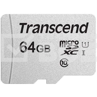 Флеш карта microSD 64GB Transcend microSDXC Class 10 UHS-I U1, (без адаптера), TLC