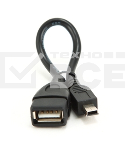 Кабель Gembird/Cablexpert A-OTG-AFBM-002 AF/Mini-BM, 0.15м, пакет
