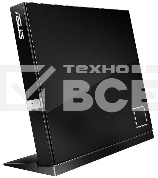Оптический привод Blu-Ray Asus SBW-06D2X-U/BLK/G/AS черный USB slim внешний RTL