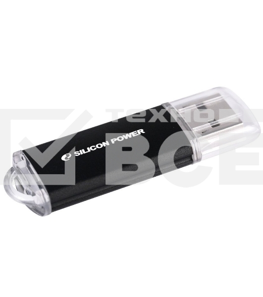 Флеш диск 32Gb Silicon Power Ultima U02 (SP032GBUF2U02V1K), USB2.0, Black