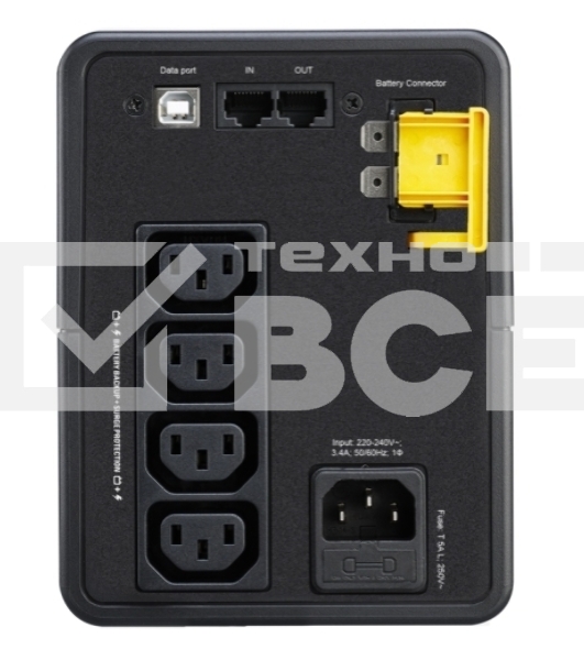 Источник бесперебойного питания APC Back-UPS BX750MI 410Вт 750ВА черный