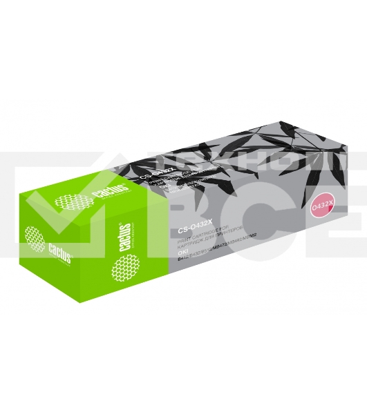 Картридж лазерный Cactus CS-O432X 45807120 черный (7000 стр.) для Oki B432/MB492