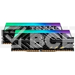 Оперативная память XPG Spectrix D41 RGB, DDR4, 32GB (2x16GB), 3200MHz, CL16, UDIMM, с радиатором, RGB, серый, фото 1