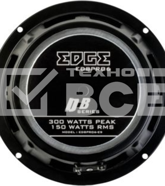 Колонки автомобильные Edge EDBPRO6-E9 300Вт 95дБ 4Ом 16см (6.5дюйм) (ком.:2кол.) среднечастотные однополосные