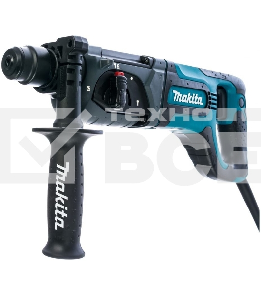 Перфоратор Makita HR2475 Перфоратор,SDS+, 780Вт,3реж,2.7Дж,0-4500у\м,3кг,чем,Д-образ