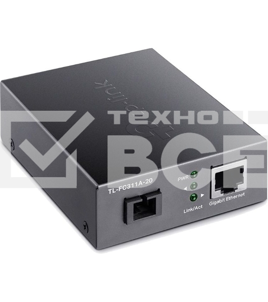 Медиаконвертер TP-Link TL-FC311A-20 гигабитный WDM 100/1000 Мбит/с SMB