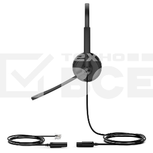 Гарнитура YEALINK YHS34 Dual Дуо, Проводная, HD звук, QD, RJ9, шт