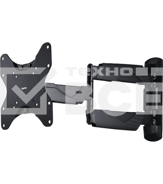 Кронштейн для телевизора Hama H-118665 черный, 10'-48' макс. 25 кг, настенный