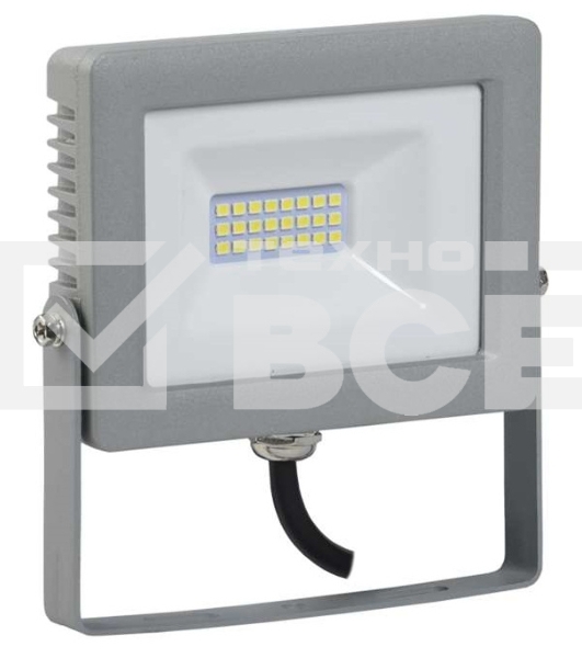 Прожектор Iek LPDO701-20-K03 СДО 07-20 светодиодный серый IP65 6500 K IEK