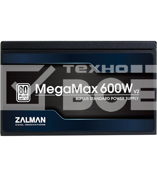 Блок питания Zalman ZM600-TXII V2, 600Вт, 80 PLUS, 120мм, черный