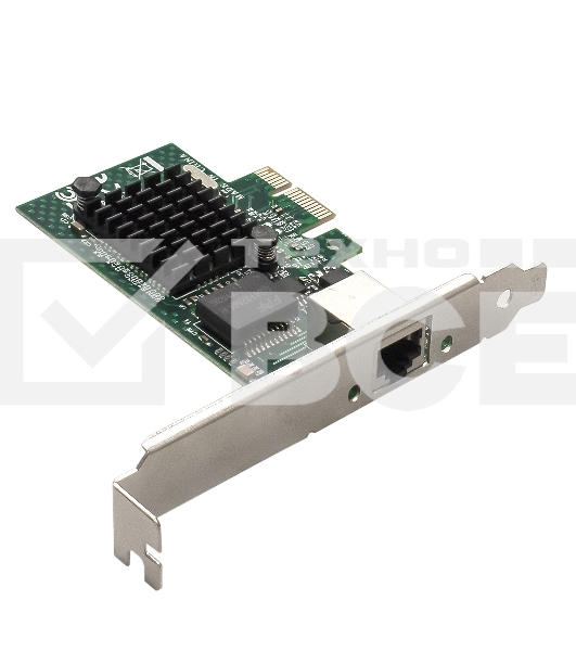 Сетевой адаптер ExeGate EXE-BCM5721 (PCI-E x1, порт 1xRJ45, 10/100/1000Mbps, Gigabit Chipset Broadcom BCM5721)