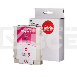 Струйный картридж Sakura C4837A (№11 Magenta) для HP, пурпурный, 29 мл., 2000 к.